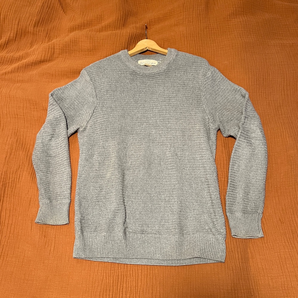 H&M L.O.G.G. Cable Knit Crewneck Sweater